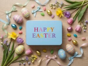 Makery Happy Easter Tin Box (Food Safe)